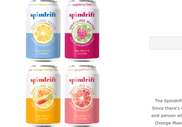 Order Spindrift Soda food online from Mainely Noods store, Portland on bringmethat.com